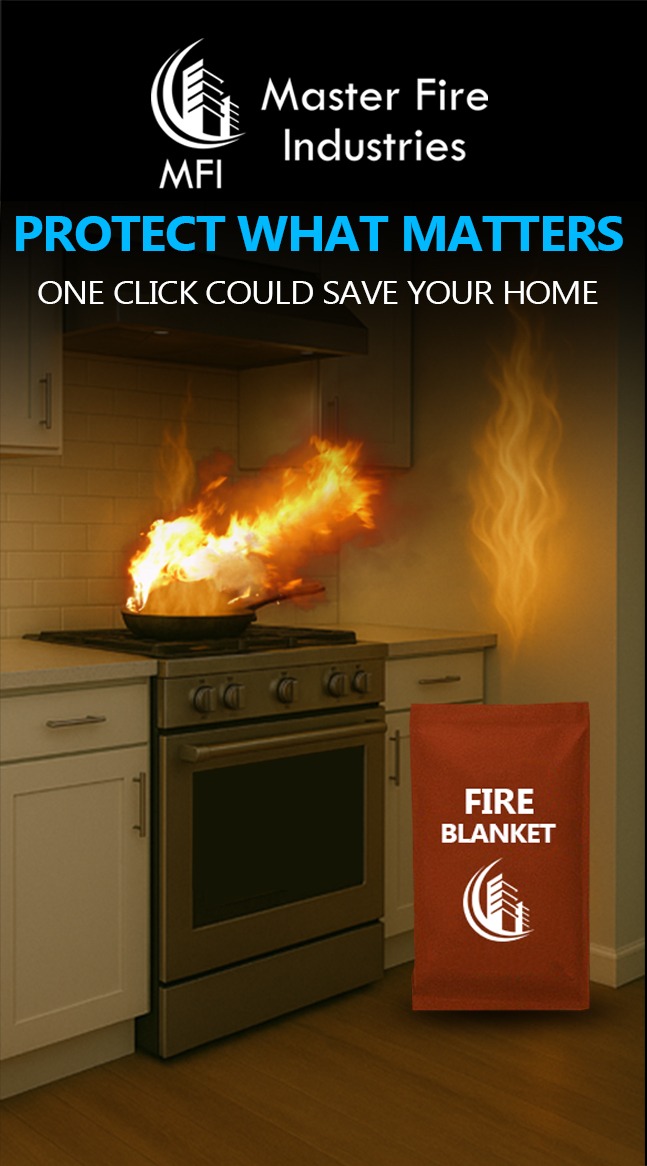 Fire blanket for stove and kitchen fires